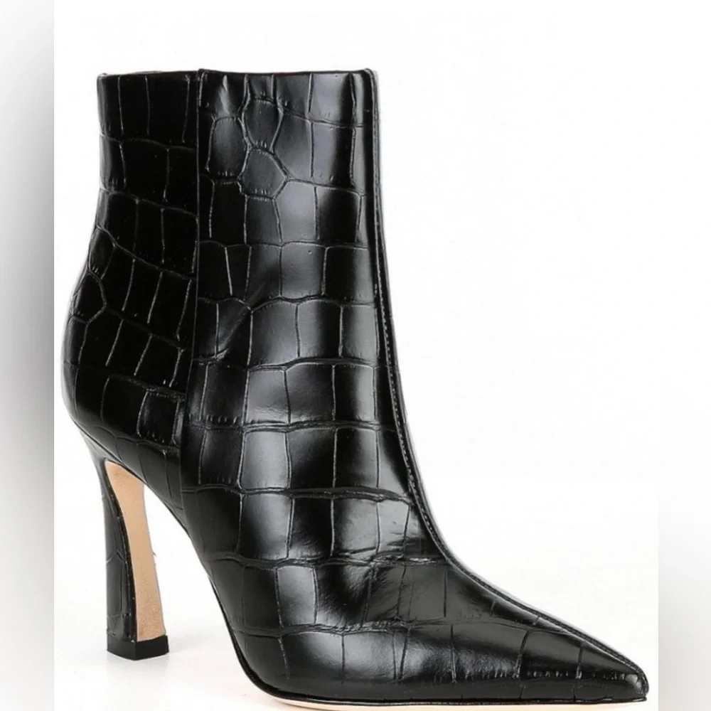 ANTONIO MELANI Black Ankle‎ Boots with Heel